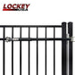 Lockey - TB650 - Adjustable Hydraulic Gate Closer - Black (150-250 lbs) - UHS Hardware