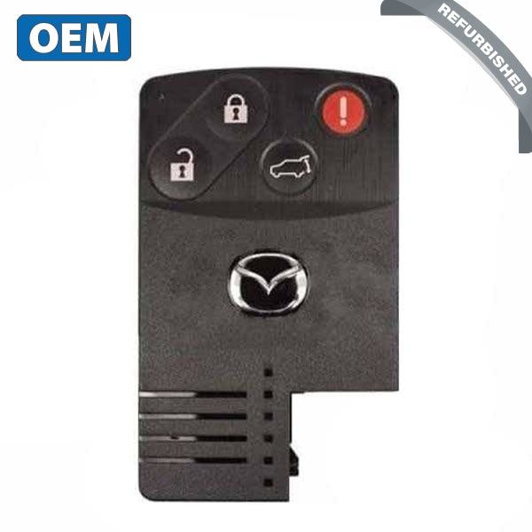 2007-2009 Mazda CX-7 CX-9 / 4-Button Smart Card Key / PN: TDY1-67-5RYA / BGBX1T458SKE11A01 (OEM Refurb) - UHS Hardware