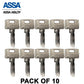 ASSA - MAX+ / Maximum + Security Restricted Key Blanks (Bundle of 10) - UHS Hardware