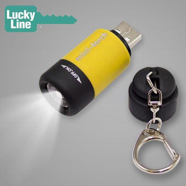 LuckyLine - U11201 - LED USB Torch Light -  Assorted - 1 Pack - UHS Hardware