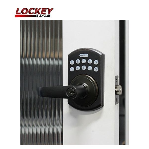 Lockey - E995 - Electronic Keypad Lever Lock w/ Remote Control - UHS Hardware