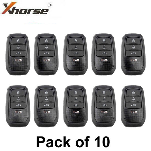 10 x Xhorse - XSTO01EN - XM38 Toyota / Lexus Universal Smart Key for 4D - 8A - 4A Chips (Pack of 10)