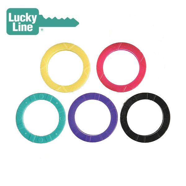 LuckyLine - 16704 - Key Identifiers - Medium - Assorted (4 Pack) - UHS Hardware