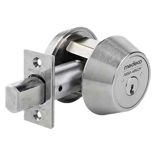 Medeco Commercial BiLevel - Single Deadbolt - 26 -Satin Chrome - UHS Hardware