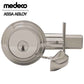 Medeco Residential BiLevel - CAPTIVE Deadbolt - Backset 2-3/8" - 19 -Satin Nickel - UHS Hardware