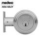 Medeco Residential 5 Pin BiLevel  - Single Deadbolt -19 - Satin Nickel - UHS Hardware