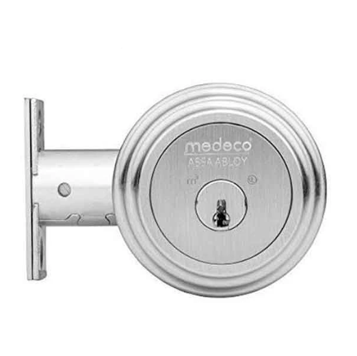 Medeco Residential BiLevel - Single Deadbolt - 26 - Satin Chrome - UHS Hardware