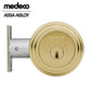 Medeco - Maxum Residential - M3 -  Double Deadbolt - 2-3/4" Backset - 05 - Bright Brass - DLT Keyway - UHS Hardware