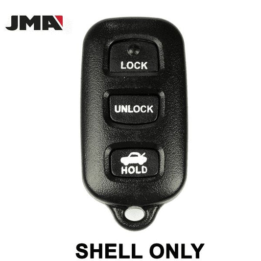 1998-2008 Toyota / 4-Button Keyless Entry Remote SHELL for HYQ12BAN / GQ43VT14T (JMA) - UHS Hardware