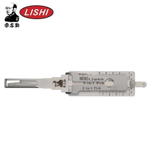 ORIGINAL LISHI HU92 / BMW / 2-in-1 Pick & Decoder / Ignition / Door / Trunk Twin Lifter Anti Glare - UHS Hardware