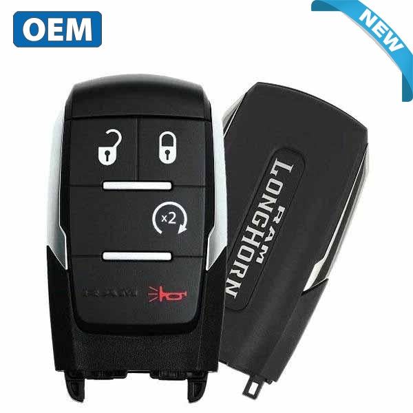 2019-2020 Dodge Ram Pickup HD 2500 Longhorn / 4-Button Smart Key / PN: 68365327AB / GQ4-76T (OEM) - UHS Hardware