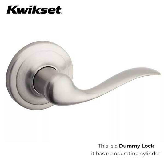 Kwikset - 788TNL - Tustin Lever Set - Round Rose - Half Dummy - 15 - Satin Nickel - Grade 2 - RH - UHS Hardware