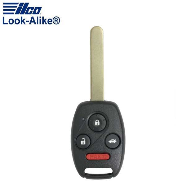 2006-2011 Honda Civic / 4-Button Remote Head Key / PN: 35111-SVA-306 / N5F-S0084A (AFTERMARKET) - UHS Hardware