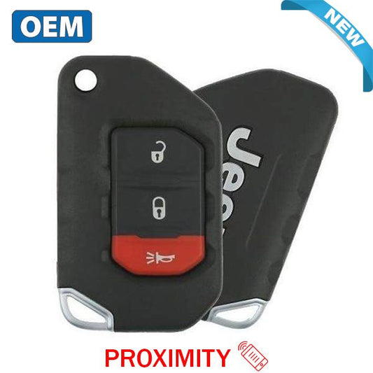 2018-2021 Jeep Wrangler / 3-Button Smart Flip Key / PN: 68416782AA / OHT1130261 / SIP22 (OEM) - UHS Hardware