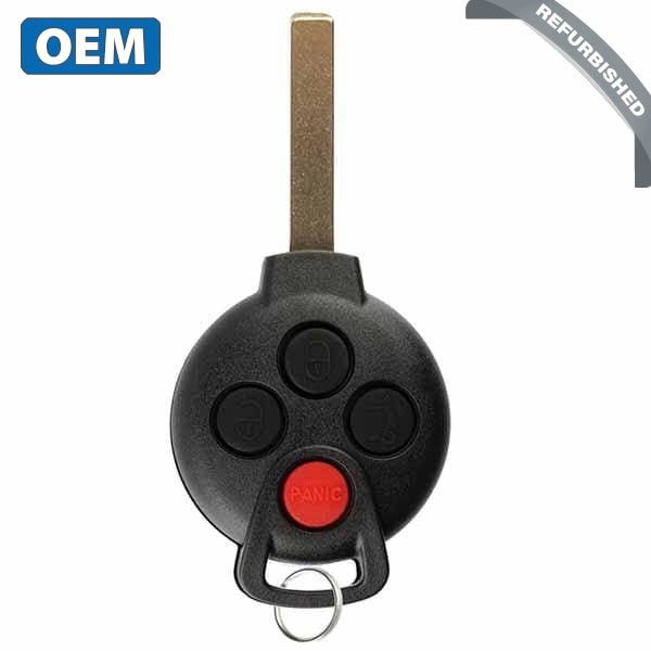 2008-2015 Mercedes Smart Fortwo / 4-Button Remote Head Key / PN: 4518203797 / KR55WK45144 (OEM) - UHS Hardware