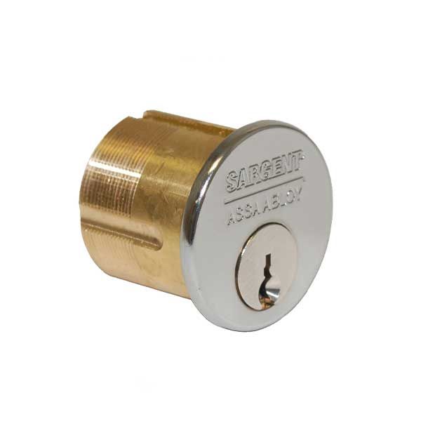 Sargent - 41-RJ-32D - 1-1/8" Mortise Cylinder - RJ Keyway - 32D -  Satin Stainless Steel - UHS Hardware