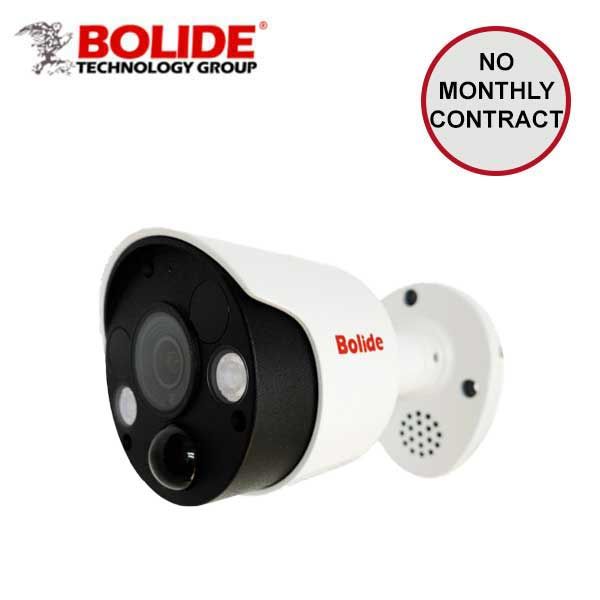 Bolide - BN8035F-NDAA - IP / 5MP / Floodlight Bullet Camera / Fixed / 4mm Lens / Outdoor / IP66 / 20m IR / DC 12V - POE / White - UHS Hardware