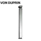 Von Duprin - Steel Mullion - 7ft 2" (86") - Aluminum Coat (Prepped For Two 299 Strikes) - UHS Hardware