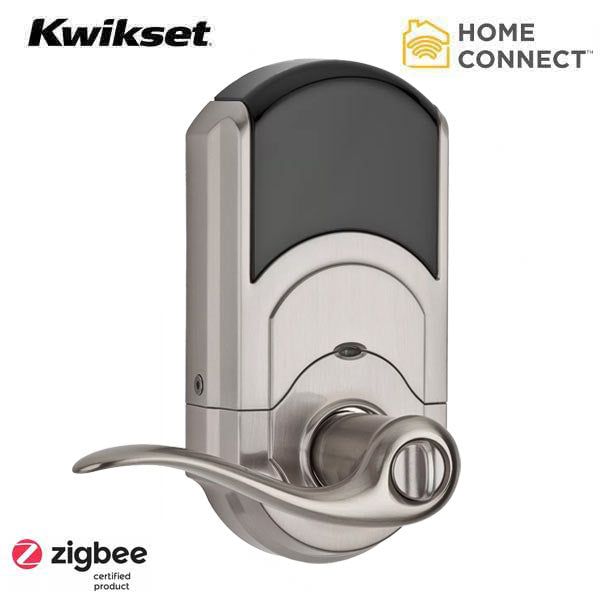 Kwikset - SmartCode 912TNL-TRL -  Electronic Leverset  - Zigbee Technology - 15 - Satin Nickel - SmartKey Technology - Grade 2 - UHS Hardware