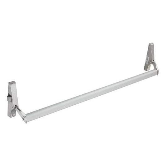 Commercial Grade 1 - Cross Bar Panic Exit Device For Glass Doors - Aluminium 36" - LH - UHS Hardware