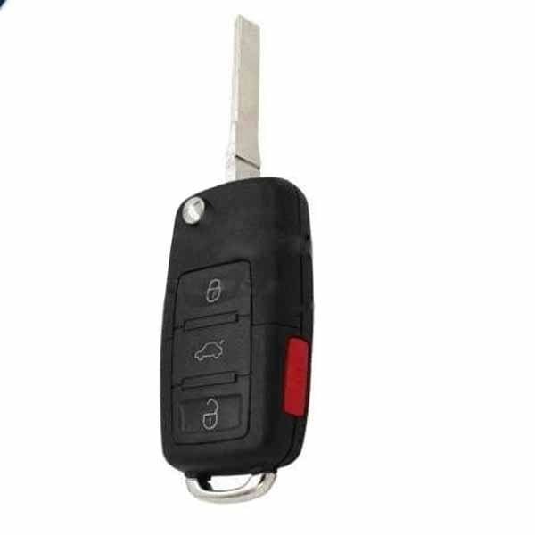 2012-2018 Volkswagen / 4-Button Remote Flip Key Pn: 5Ko837202Bj Nbgfs93N (Oem)