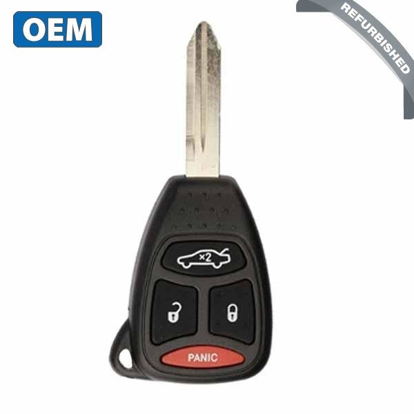 2004-2009 Jeep Dodge Chrysler / 4-Button Remote Head Key / PN: 05183349AA / KOBDT04A (OEM) - UHS Hardware