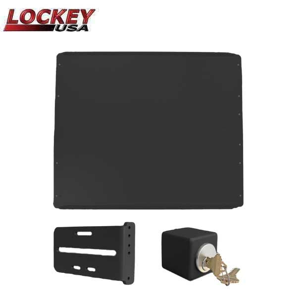 Lockey - PS50B - Standard Panic Shield Safety Kit - With Keyed Gate Box - Black - UHS Hardware