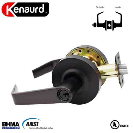 Commercial Lever Handle - 2-3/4” Standard Backset - Oil Rubbed Bronze - Storeroom - Grade 2 - UHS Hardware