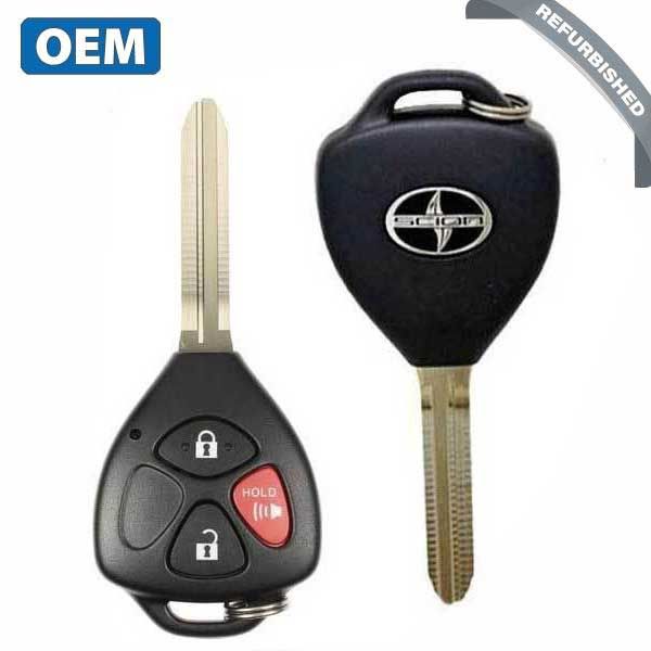 2008-2012 Scion xB / 3-Button Remote Head Key / PN: 89070-12380 /  HYQ12BBY (OEM REFURB) - UHS Hardware