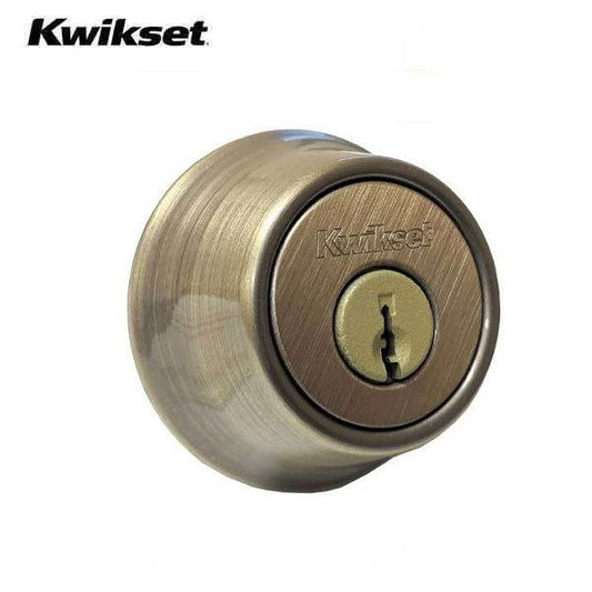 Kwikset - Series 660 - Residential Deadbolt - Single Cylinder  - Antique Brass - Grade 3 - UHS Hardware