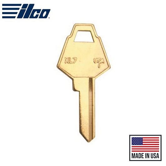 XL7-BR XL LOCK Key Blank - ILCO - UHS Hardware