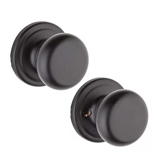 Kwikset - 720H - Hancock Knob  - Round Rose - Passage - 514 - Iron Black - Grade 3 - UHS Hardware