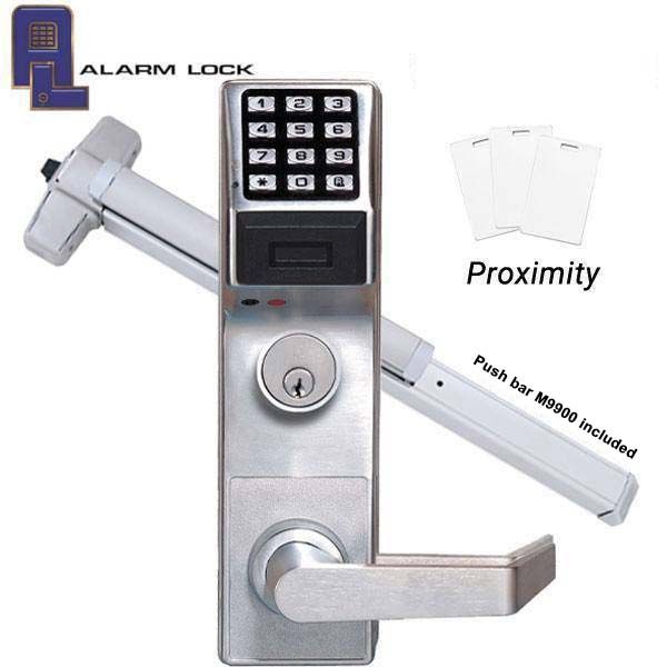 Trilogy ETPDLS1G PROX Keypad Digital Lock w/ Panic Exit Bar M9900 / w/ Audit Trail / 26D (Alarm Lock) - UHS Hardware