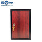 HPC - Single-Tag Kekab - 60 Key Capacity - Black with Red Wood Finish - UHS Hardware