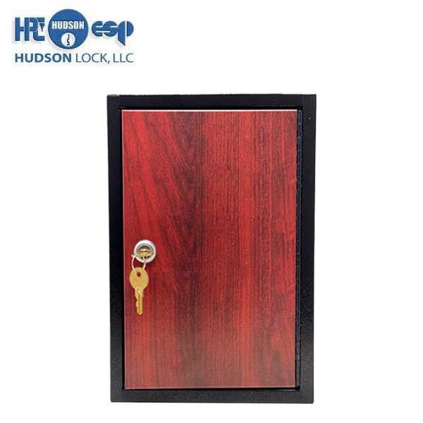 HPC - Single-Tag Kekab - 60 Key Capacity - Black with Red Wood Finish - UHS Hardware