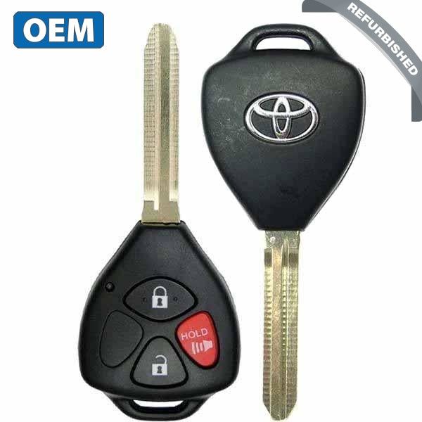 2007-2013 Toyota Scion / 3-Button Remote Head Key / PN: 89070-52860 / MOZB41TG / (4D 67 Chip) (OEM) - UHS Hardware