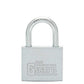Premium - Nickel Plated Padlock - SC1 Keyway - Short Shackle 1" - Keyed Alike #1 - UHS Hardware