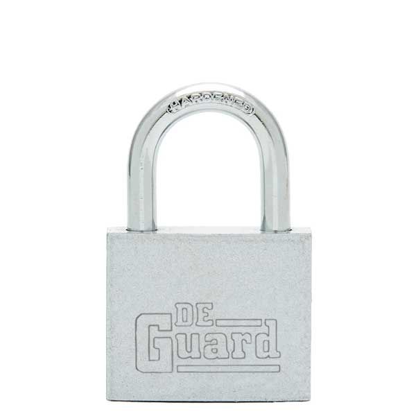 Premium - Nickel Plated Padlock - SC1 Keyway - Short Shackle 1" - Keyed Alike #1 - UHS Hardware