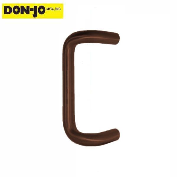 Don-Jo - 1158 - Offset Round Door Pull - 12" CTC - 313 - Dark Bronze - UHS Hardware