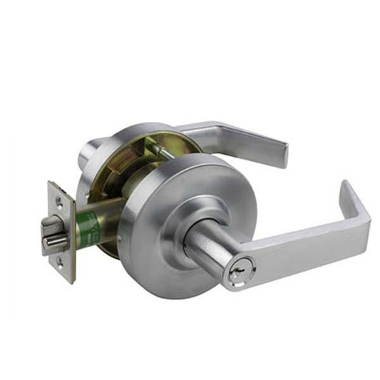 Arrow - MLX33SB -  Commercial Lever - Schlage C - Satin Chrome - Asylum / Institutional - Grade 2 - UHS Hardware