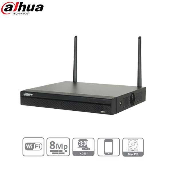 Dahua / 4 Channels / 4K / WiFi NVR / 8MP / 1 SATA / 2TB HDD / N41B1W2 - UHS Hardware