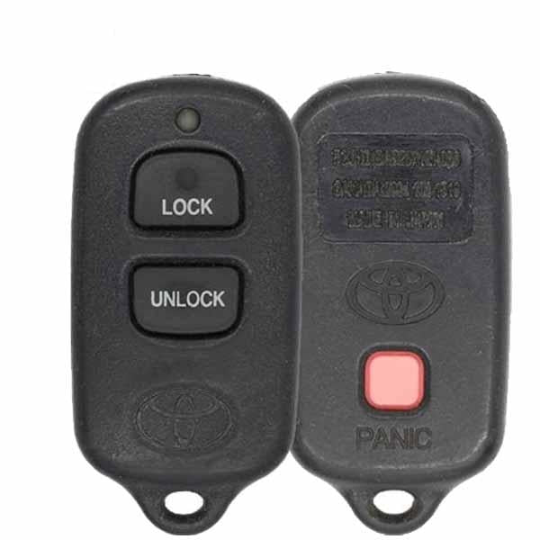 1995-2006 Toyota / 3-Button Keyless Entry Remote / PN: 08191-00922 / BAB237131-056 (OEM) - UHS Hardware