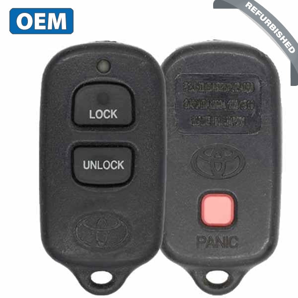 1995-2006 Toyota / 3-Button Keyless Entry Remote / PN: 08191-00922 / BAB237131-056 (OEM) - UHS Hardware