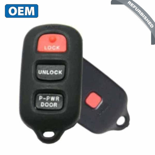 1999-2003 Toyota Sienna / 3-Button Keyless Entry Remote / PN:  89742-08070 / GQ43VT14T (OEM) - UHS Hardware