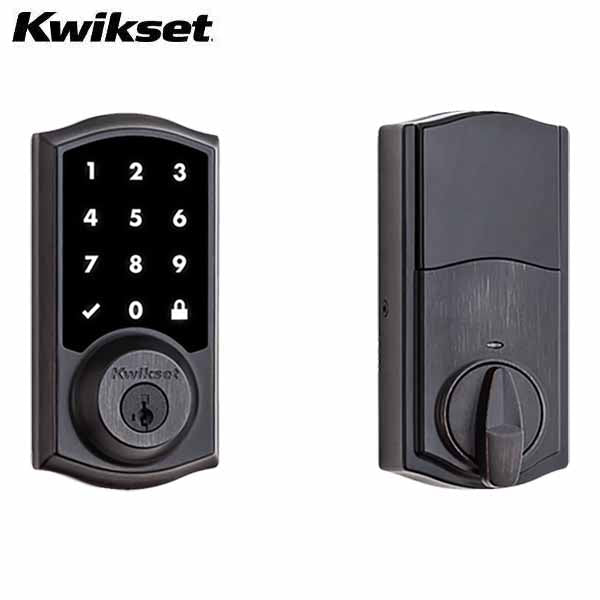 Kwikset - 916 SmartCode Traditional Electronic Deadbolt with Zigbee Technology - 11P - Venetian Bronze Finish - UHS Hardware