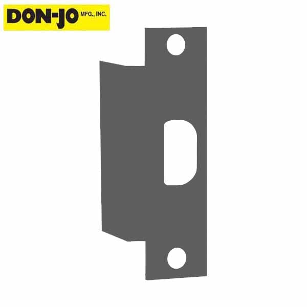 Don-Jo - Electric Strike Filler Plate - 4 7/8" x 1 1/4" - Duro Coated - UHS Hardware