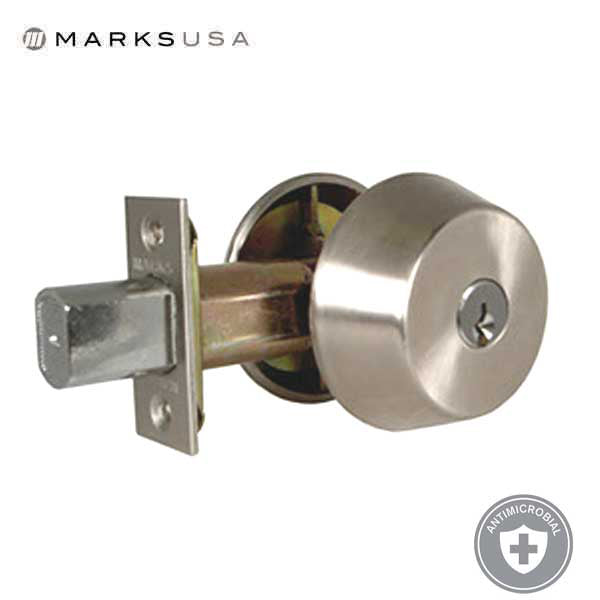 Marks USA - 130S - Classroom Lever - Anti Microbial Finish - 2 3/4" Backset - 32D - Satin Stainless Steel - Entrance - 2" Doors - Grade 1 - UHS Hardware