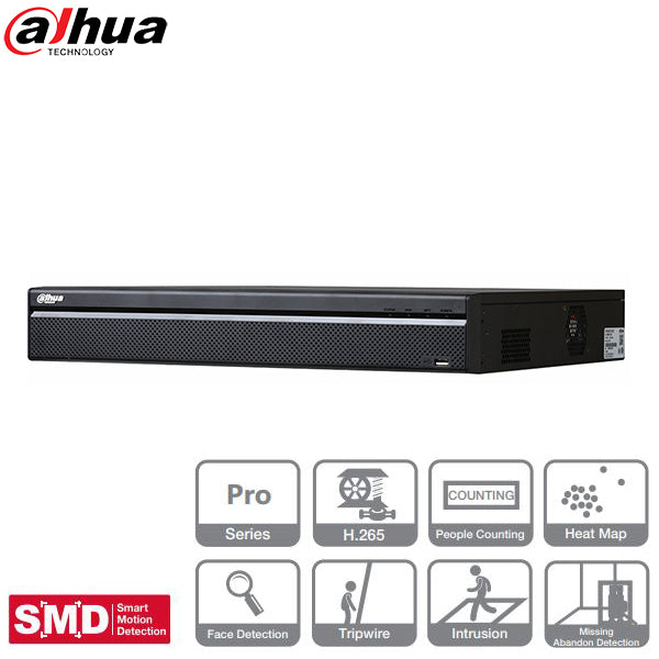 Dahua / 32-Channel / 12MP / NVR / 4 SATA /  4 TB HDD / DH-N54B5N4 - UHS Hardware