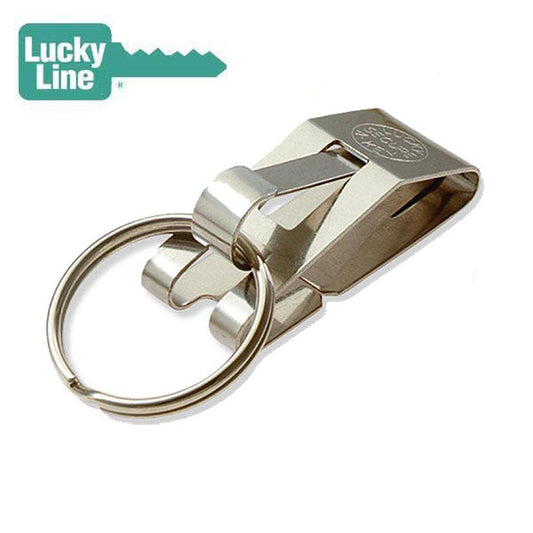 LuckyLine - 40501 - Secure-A-Key® Slip On - Spring Stainless Steel - 1 Pack - UHS Hardware