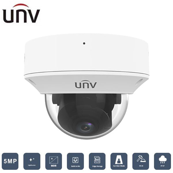 Uniview / IP Cameras / Bullet / 2.7-13.5mm AF Automatic Focusing and Motorized Zoom Lens / 5MP / Smart IR / IP67 / IK10 / WDR / UNV-3235SB-ADZK-I0 - UHS Hardware